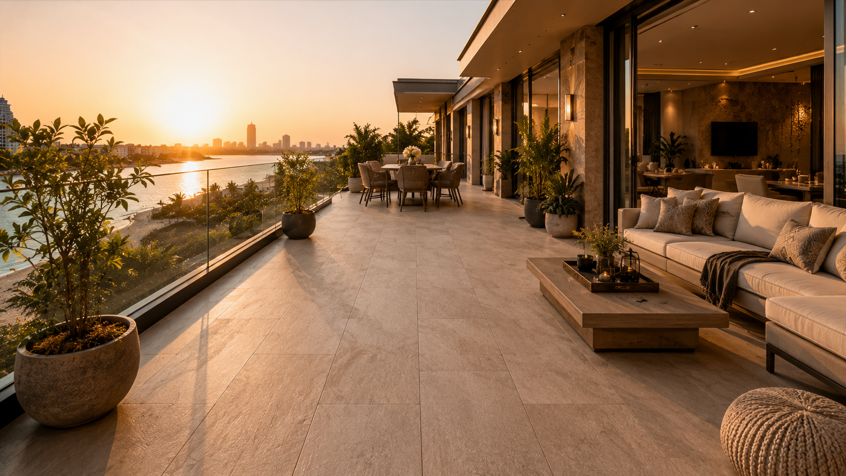 Balcony Floor Tiles in Abu Dhabi - flooring design variety 29