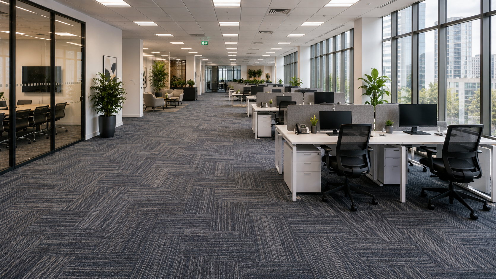Commercial Carpet Tiles in Abu Dhabi - flooring design variety 10