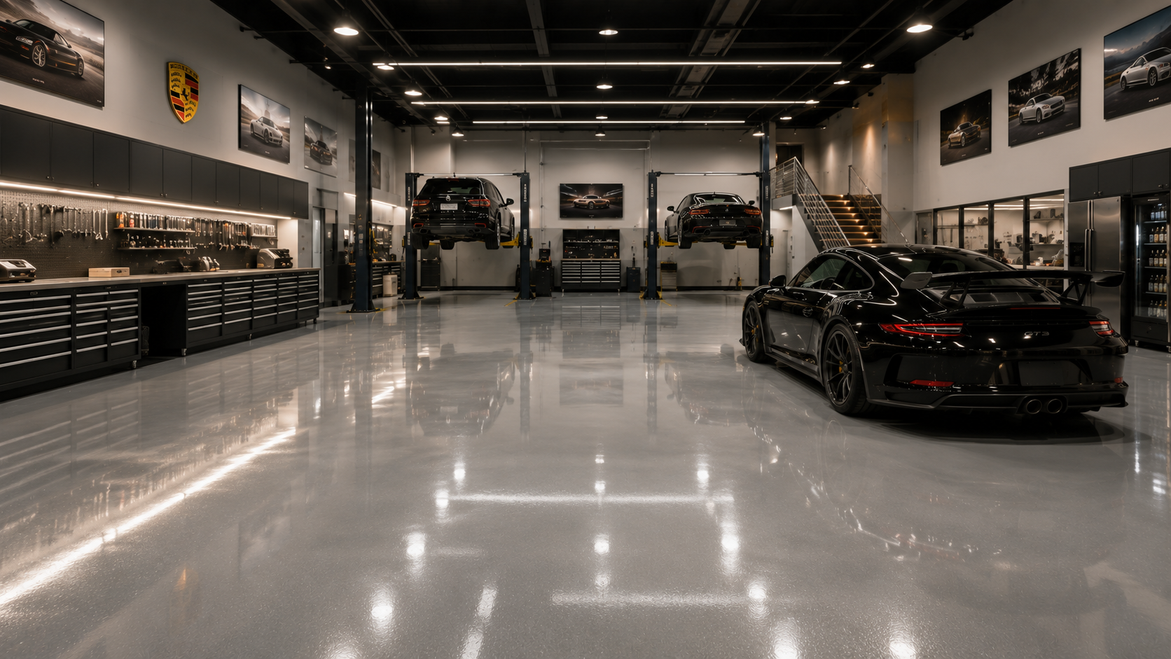 Epoxy Garage Flooring in Abu Dhabi - flooring design variety 9