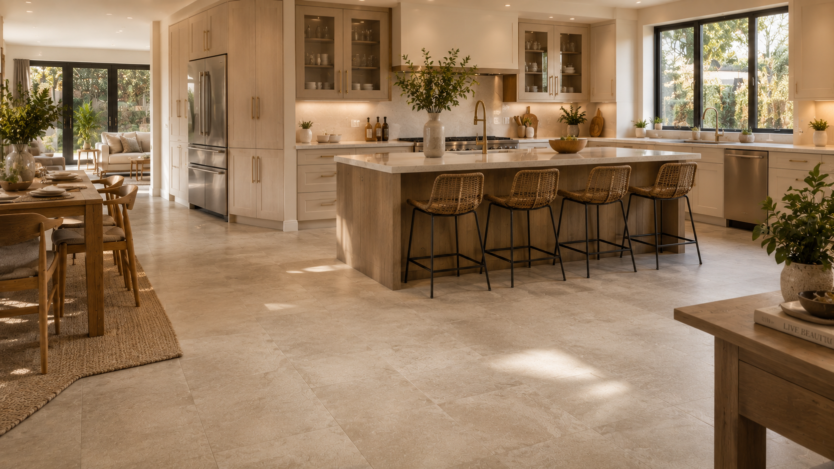 Kitchen Floor Tiles in Abu Dhabi - flooring design variety 14