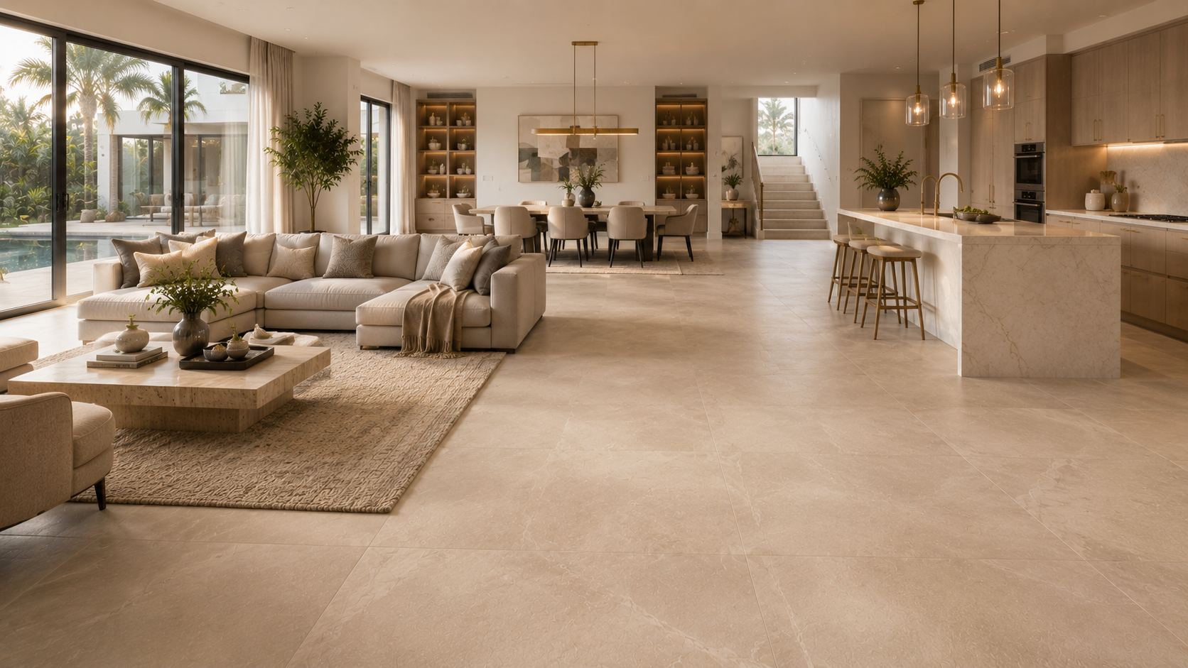 Matte Stone Flooring in Abu Dhabi - flooring design variety 19