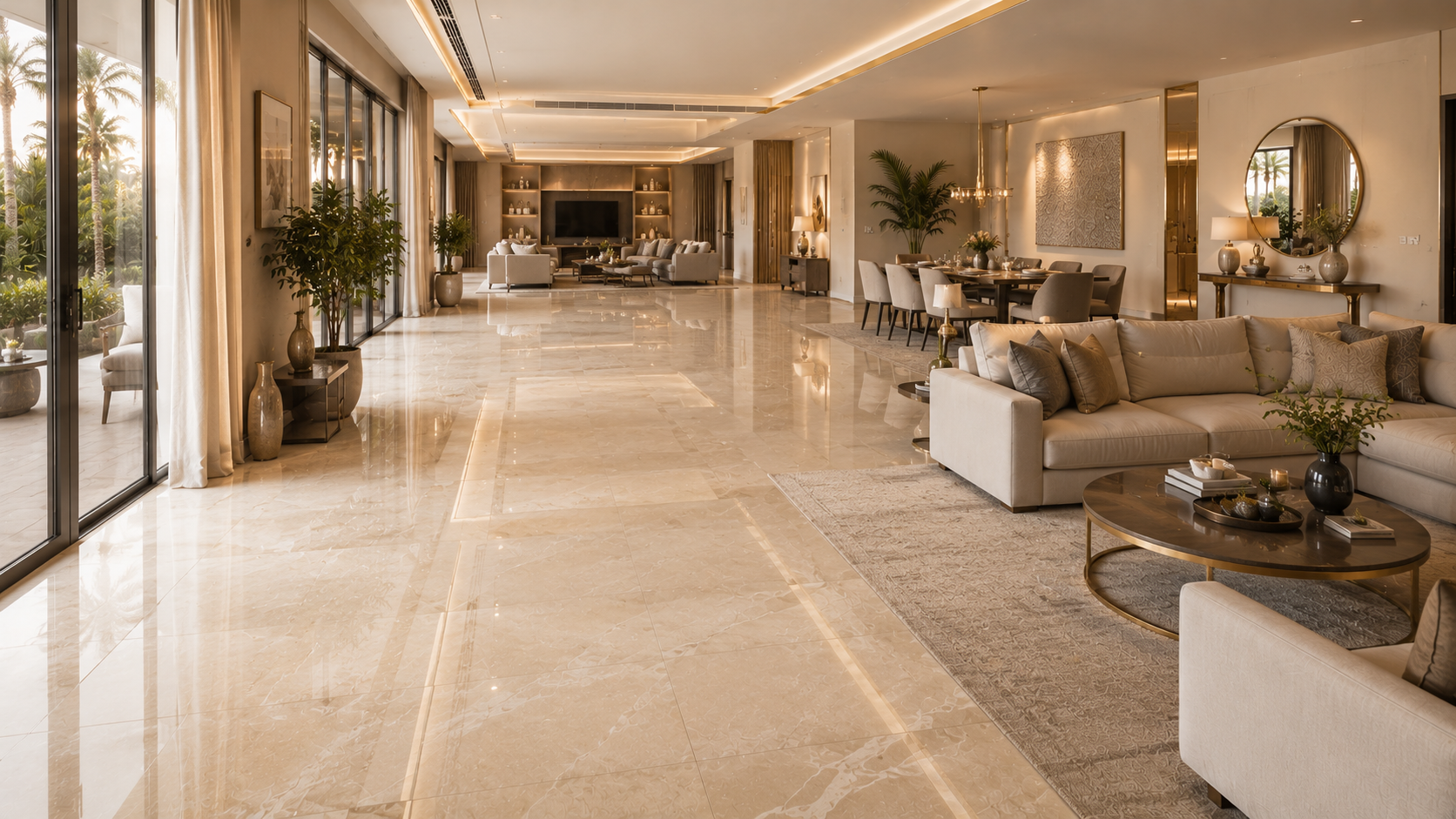 Villa Open-Plan Flooring in Abu Dhabi - flooring design variety 15